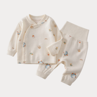 AI-generates product visualization - Printed Comfort Set — Ivory Baby Icons