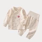 AI-generates product visualization - Embroidered Flower Comfort Set — Ivory