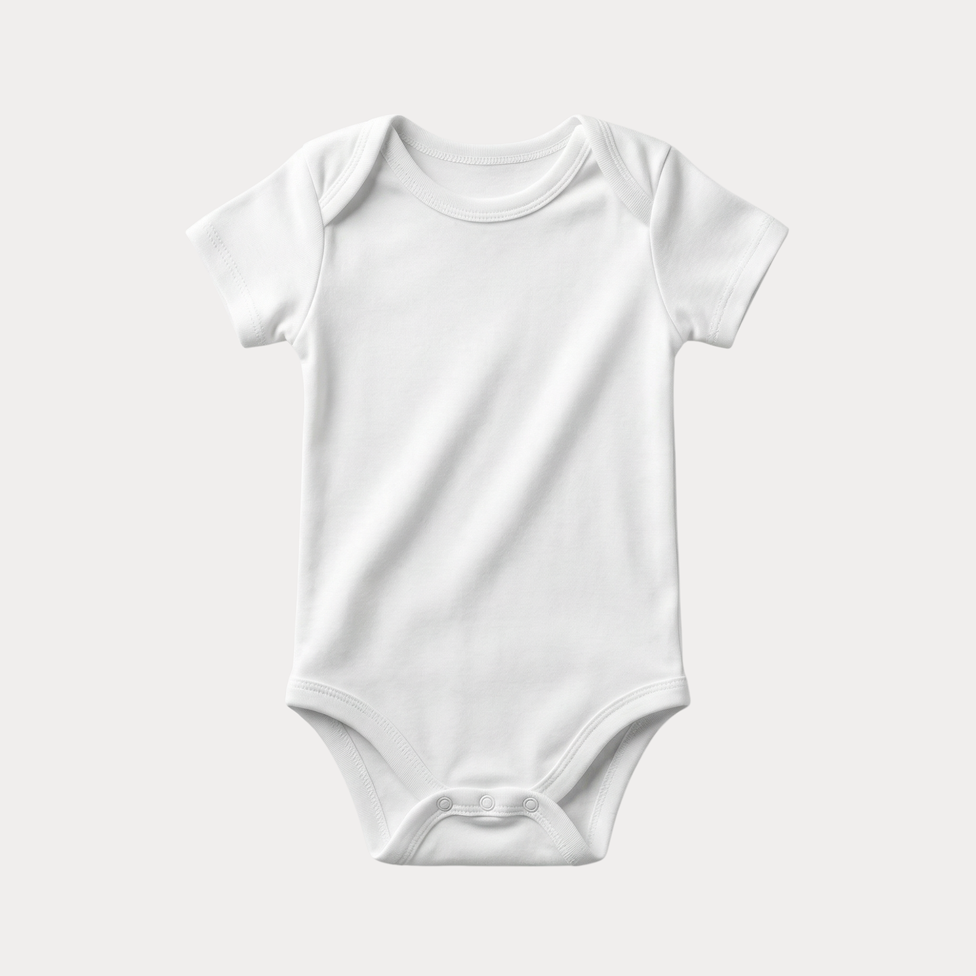 AI-generates product visualization - Organic Cotton Short Sleeve Onesie Multipack