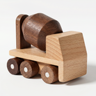 AI-generates product visualization - Wooden Cement Mixer Push Toy 